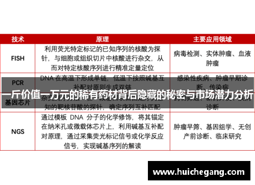 一斤价值一万元的稀有药材背后隐藏的秘密与市场潜力分析